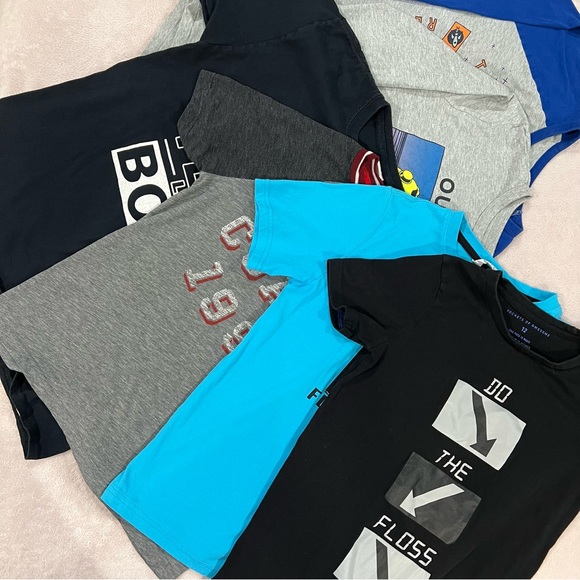 Boys’ 6-Pack T-Shirt Set - Picture 1 of 5